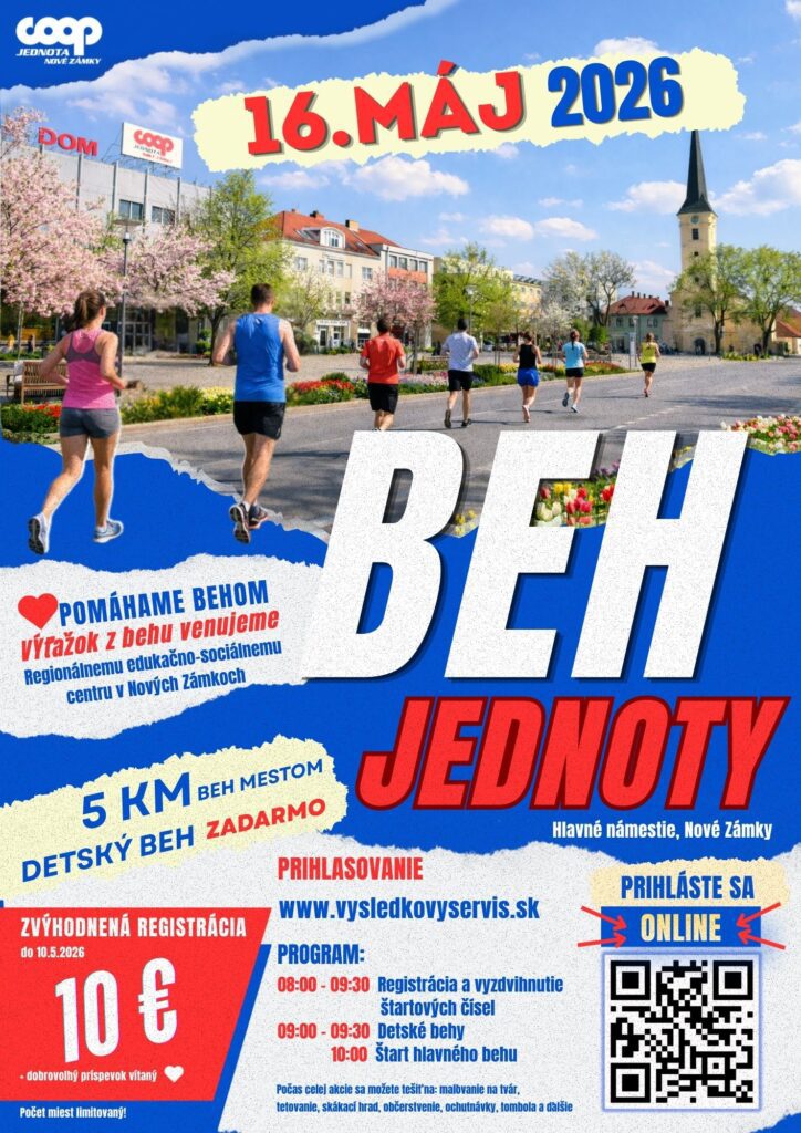 Beh Jednoty pre dobrú vec - COOP Jednota Nové Zámky