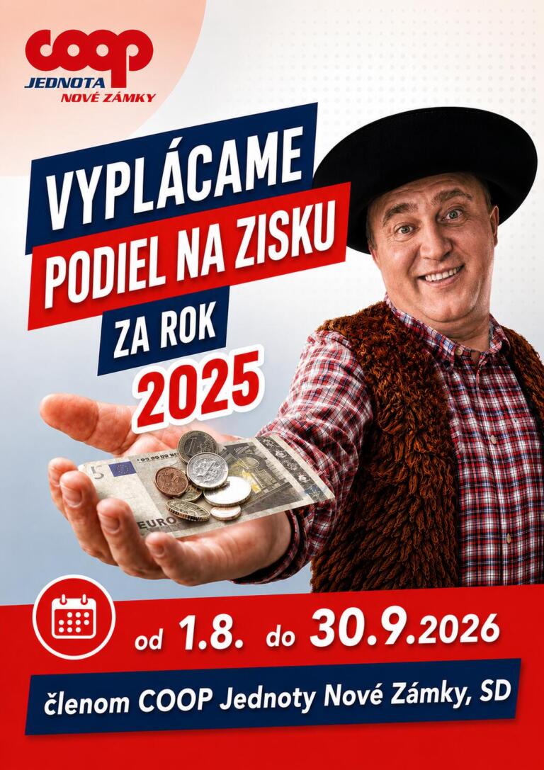 Vyplácanie podielu na zisku 2026 CJNZ