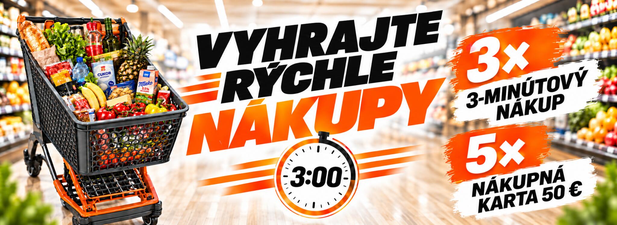 Vyhrajte rýchle nákupy s COOP Jednotou Nové Zámky