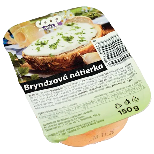 Bryndzová nátierka - COOP Jednota Nové Zámky