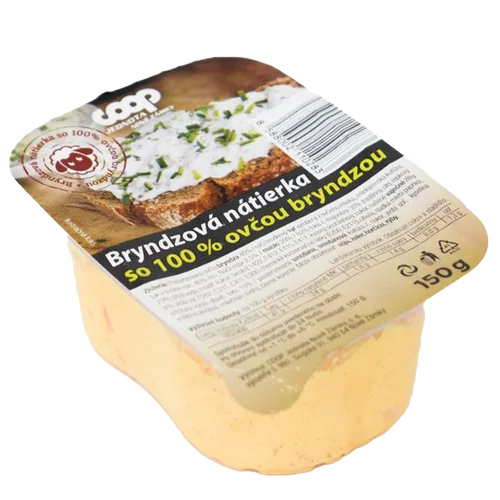 Bryndzová nátierka so 100% ovčou bryndzou - COOP Jednota Nové Zámky