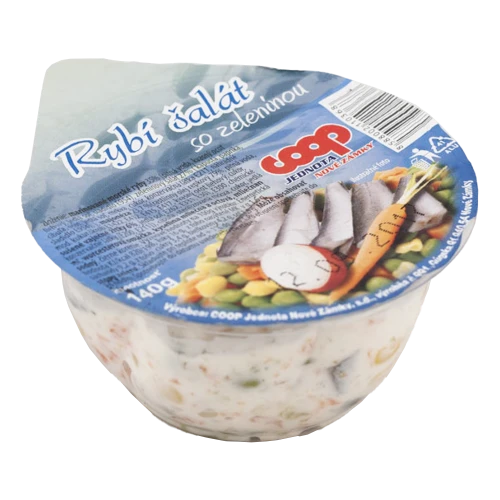 Rybí šalát so zeleninou - COOP Jednota Nové Zámky